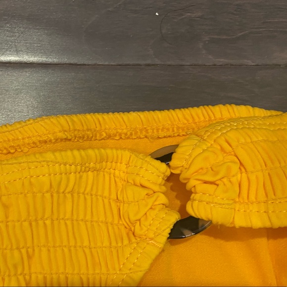 Yellow smocked o-ring bikini - Picture 7 of 7